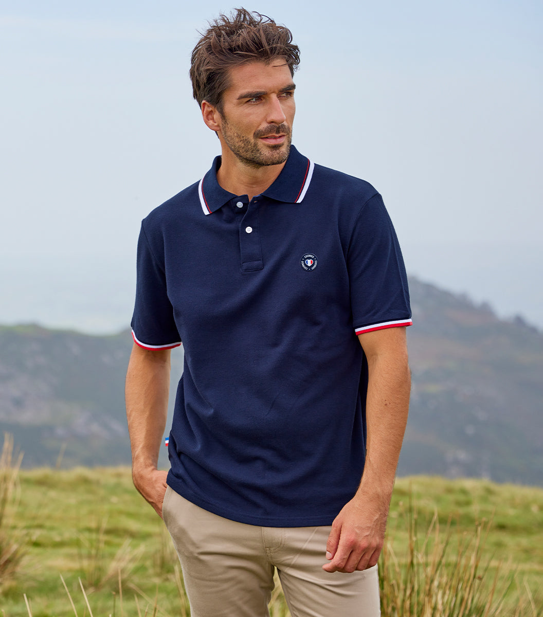 Polo Homme Supporter Marine - Le Blason