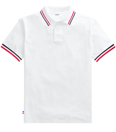 Polo Homme Supporter Blanc - Intemporel