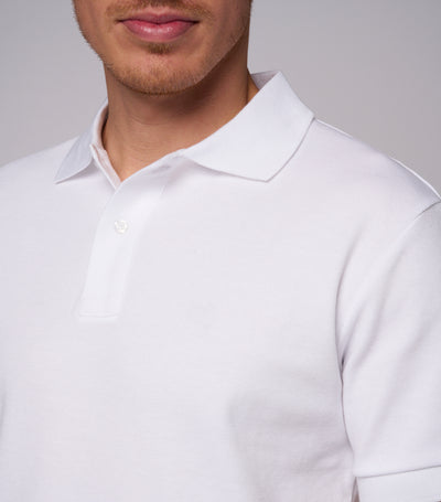 Polo Homme Blanc - L'Intemporel