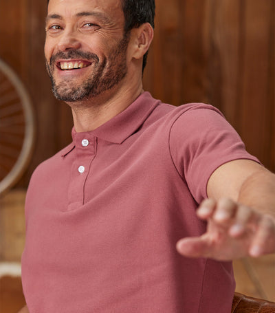 Polo Homme Rose - Intemporel