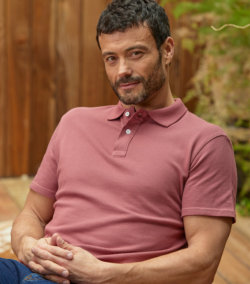 Polo Homme Rose - Intemporel