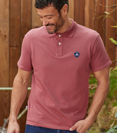 Polo Homme Rose - Blason