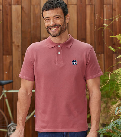 Polo Homme Rose - Blason