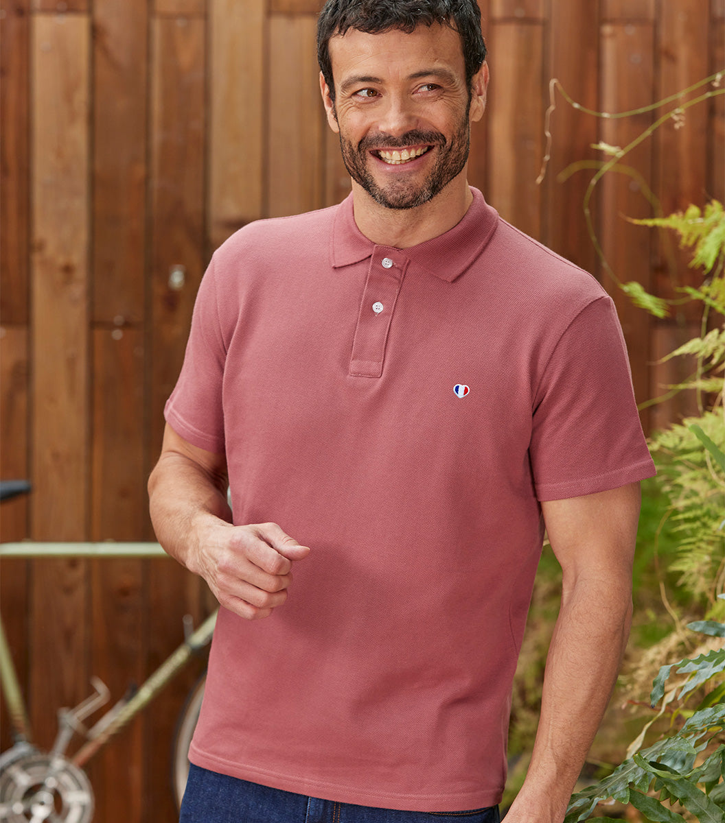 Polo Homme Rose - Iconique