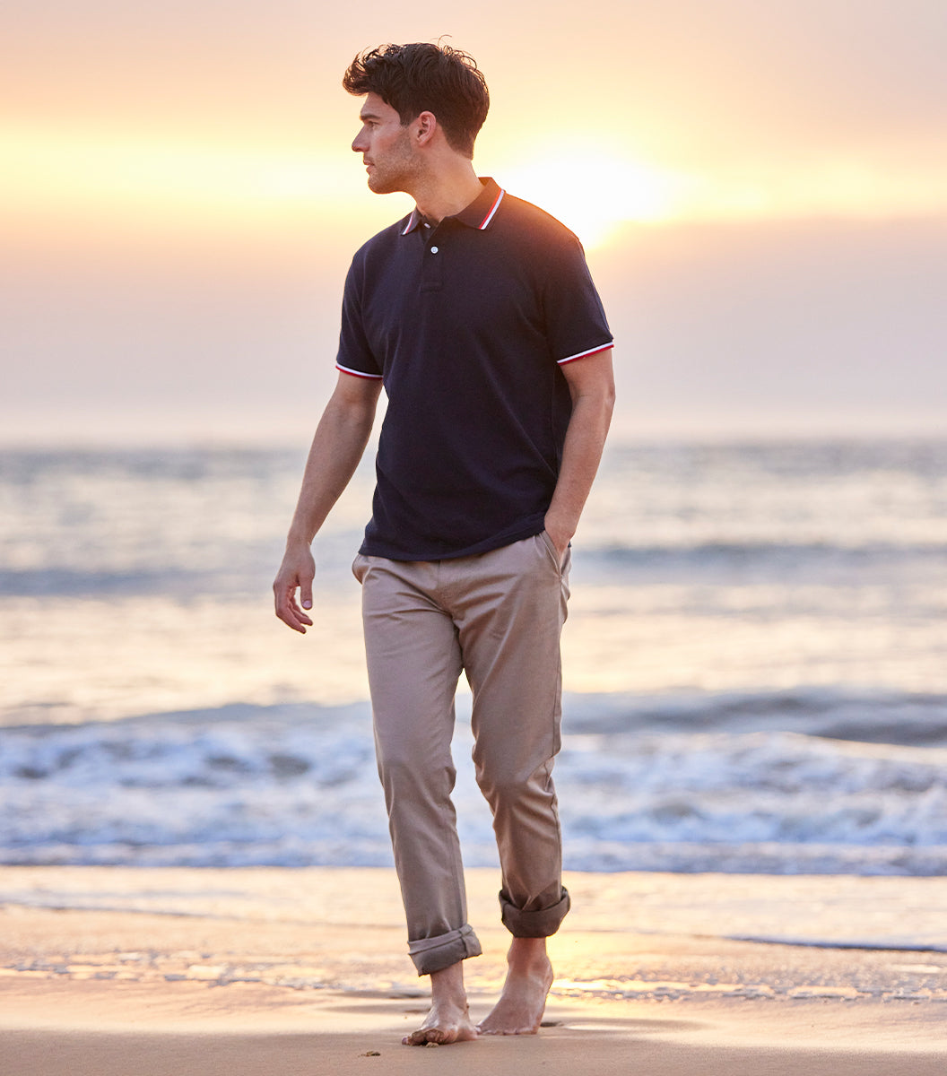 Polo Homme Supporter Marine - Intemporel