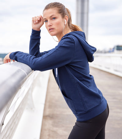Sweat zippé Femme Marine - Coq Français
