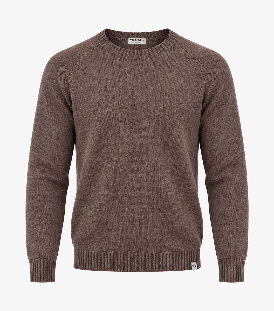 Pull Tout Doux Homme Marron - Camille