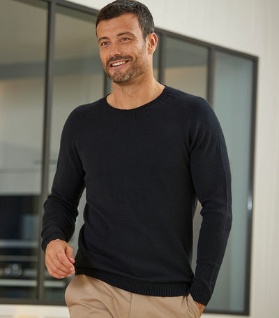 Pull Tout Doux Homme Noir - Camille