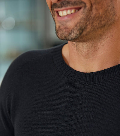 Pull Tout Doux Homme Noir - Camille