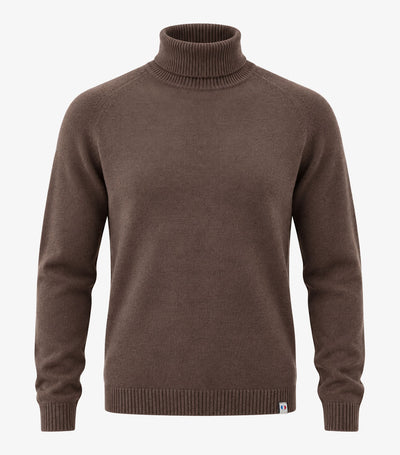Col Roulé Tout Doux Homme Marron - Charlie