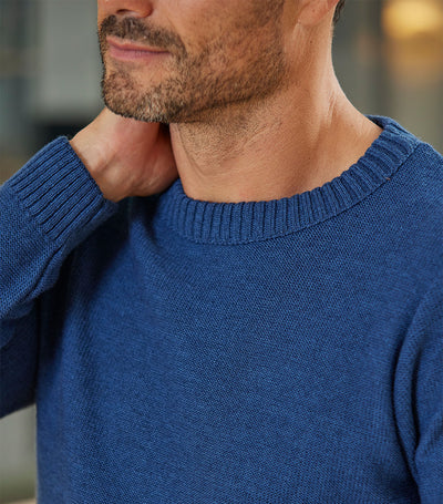 Pull Homme Laine Bleu Pago - Thomas