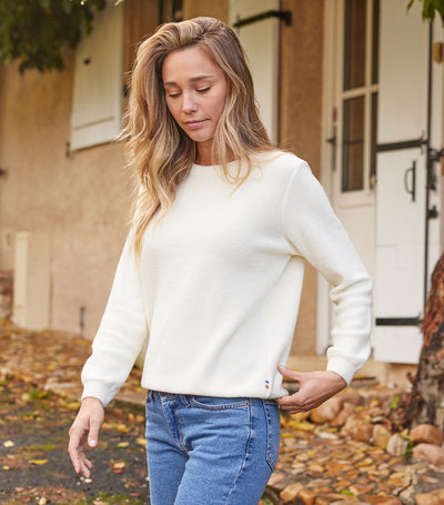 Pull Femme Laine Crème - Julie