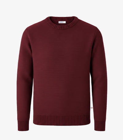 Pull Homme Laine Bordeaux