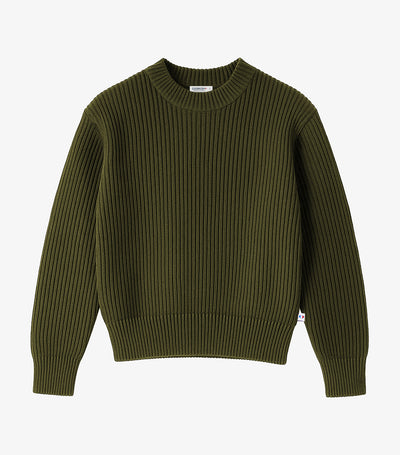 Pull Femme Laine Kaki - Margaux