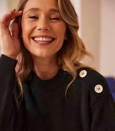 Pull Marin Femme Noir