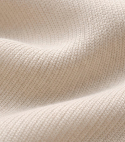 Polo Maille Femme Ecru