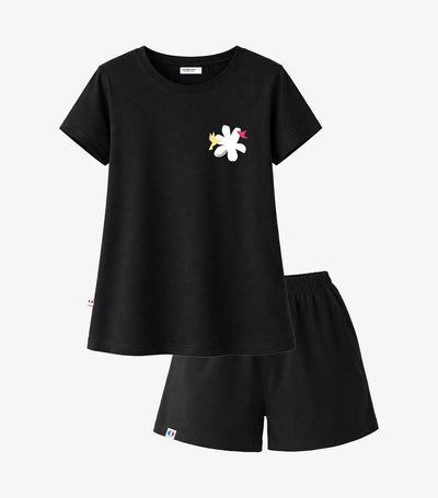 Ensemble Pyjama Femme Noir/Noir - Colibri