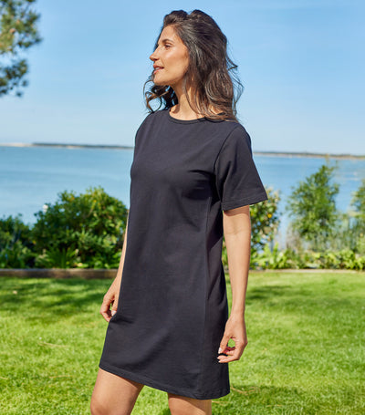 Robe Courte Femme Noir - Ela