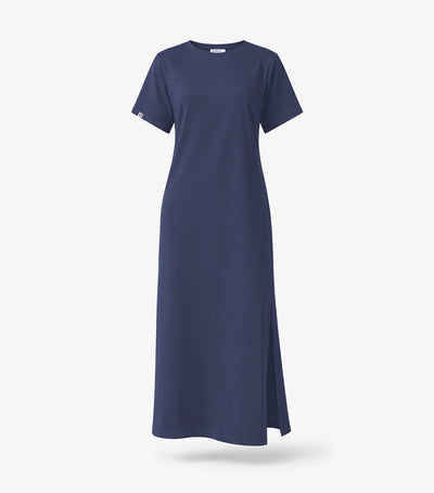 Robe Longue Femme Bleu Jean - Ela