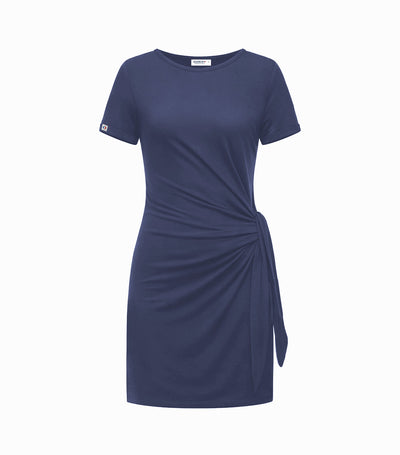 Robe Courte Femme Bleu Jean - Selen
