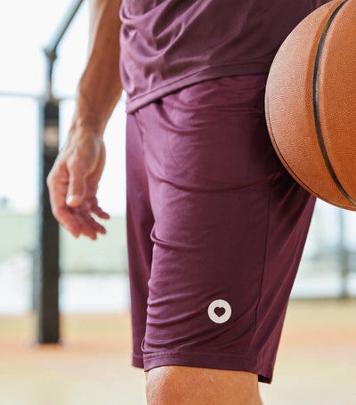 Short Sport Homme Bordeaux - Boost