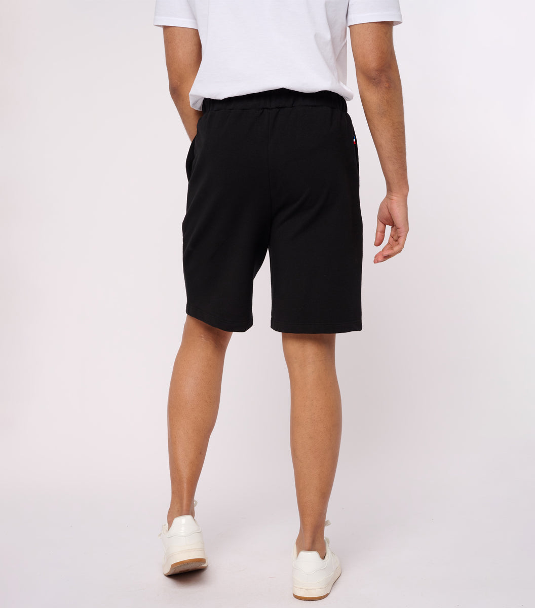 Short molleton Homme Noir