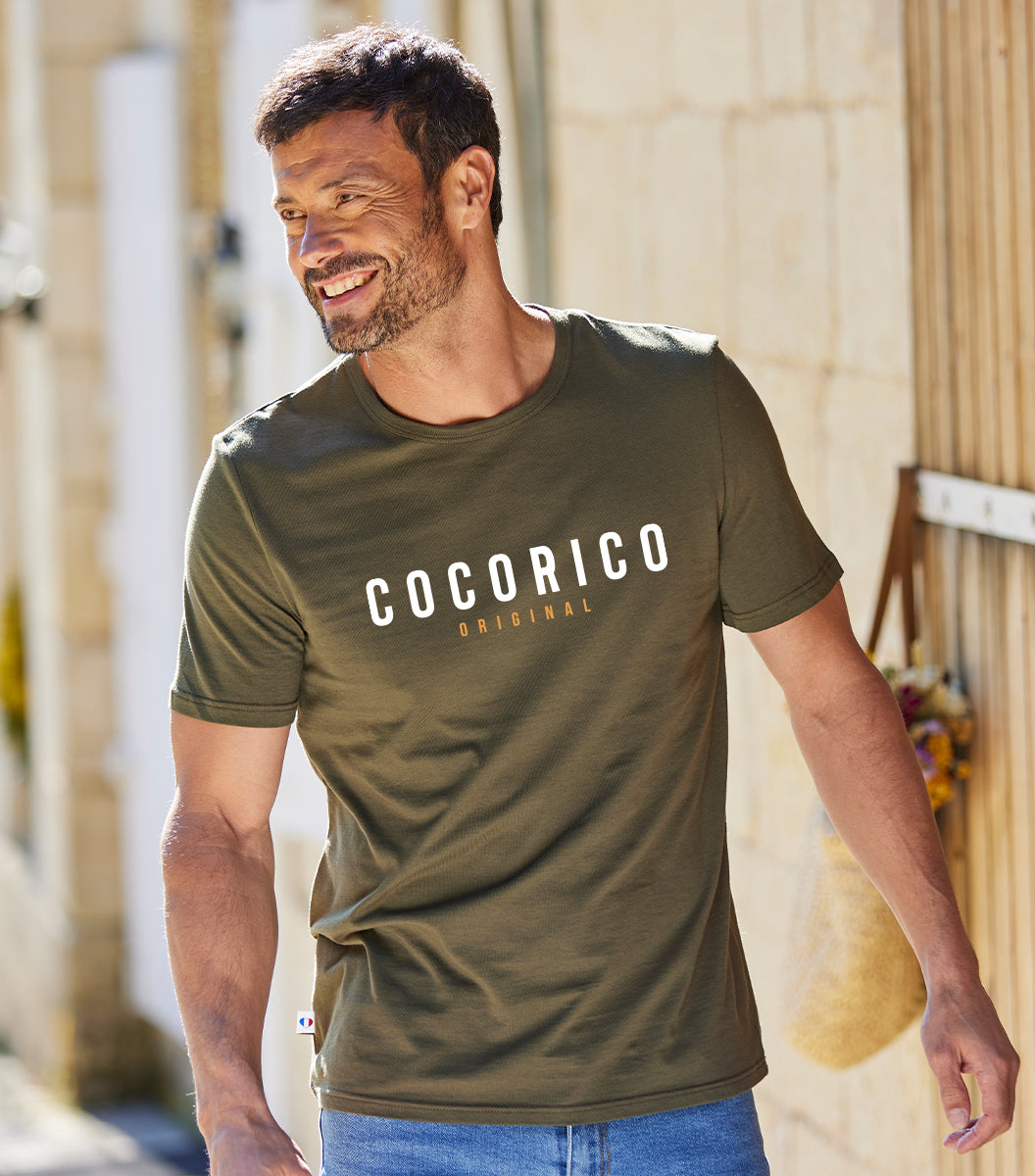 T-shirt Homme Kaki - Signature