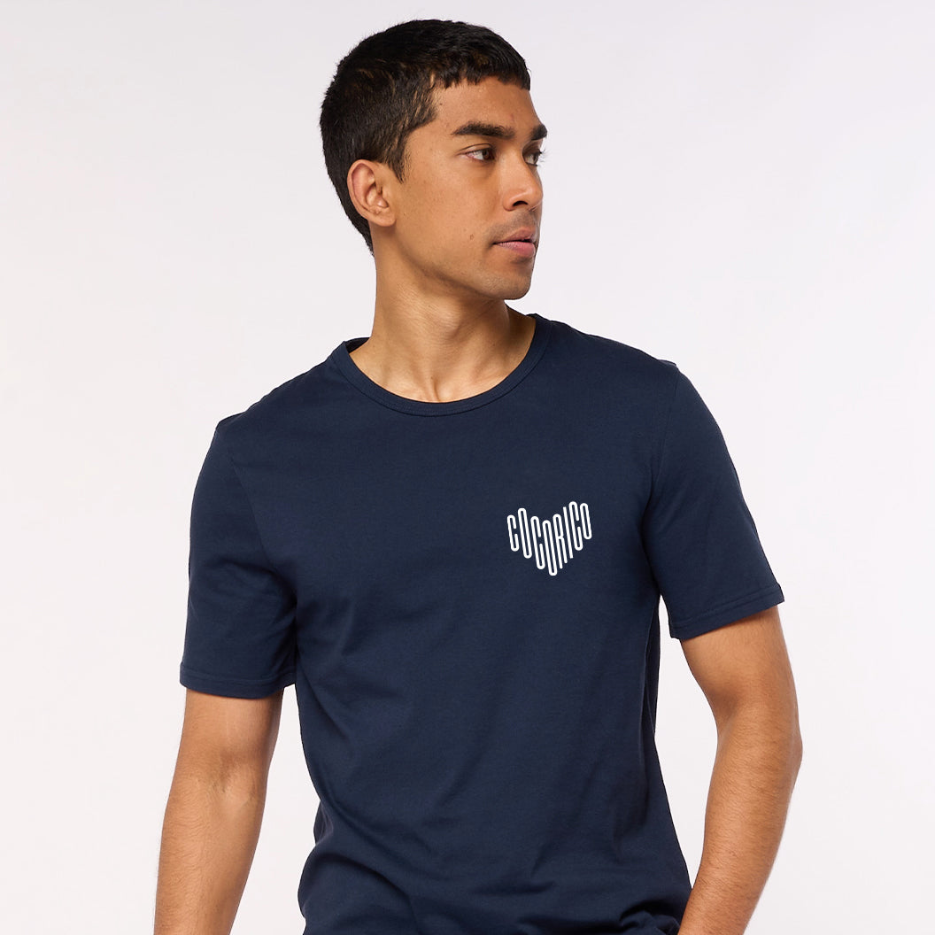 T-shirt Homme Marine - Le Coeur