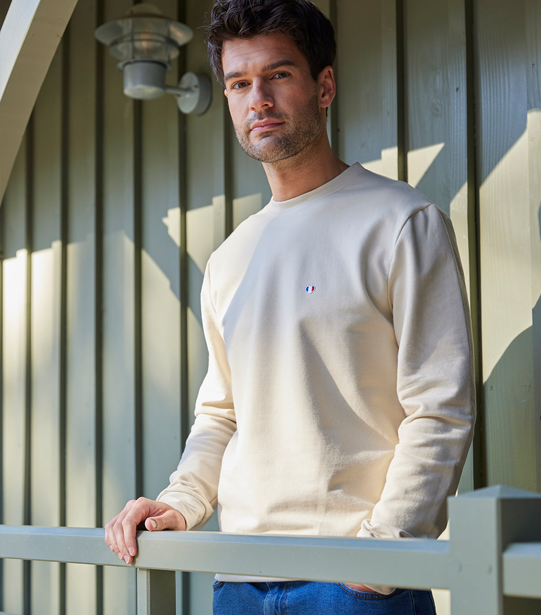 Sweat Homme Sable - Iconique