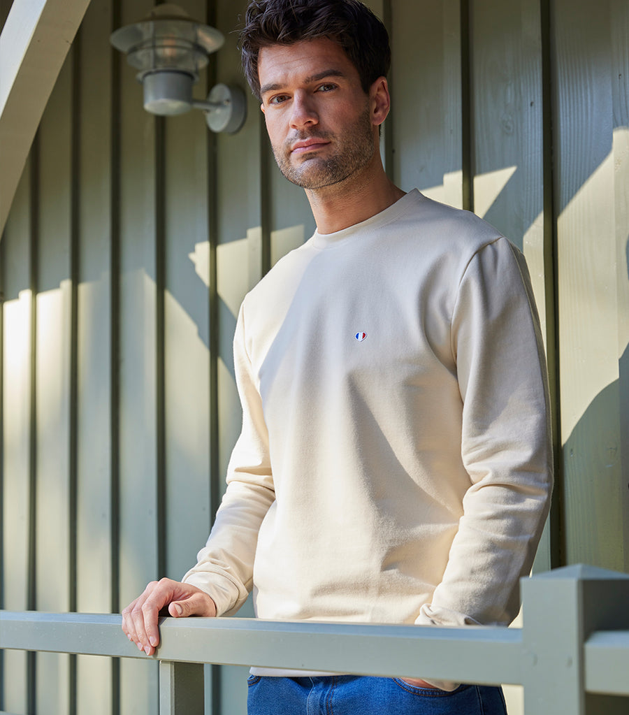 Sweat Homme Sable - Iconique