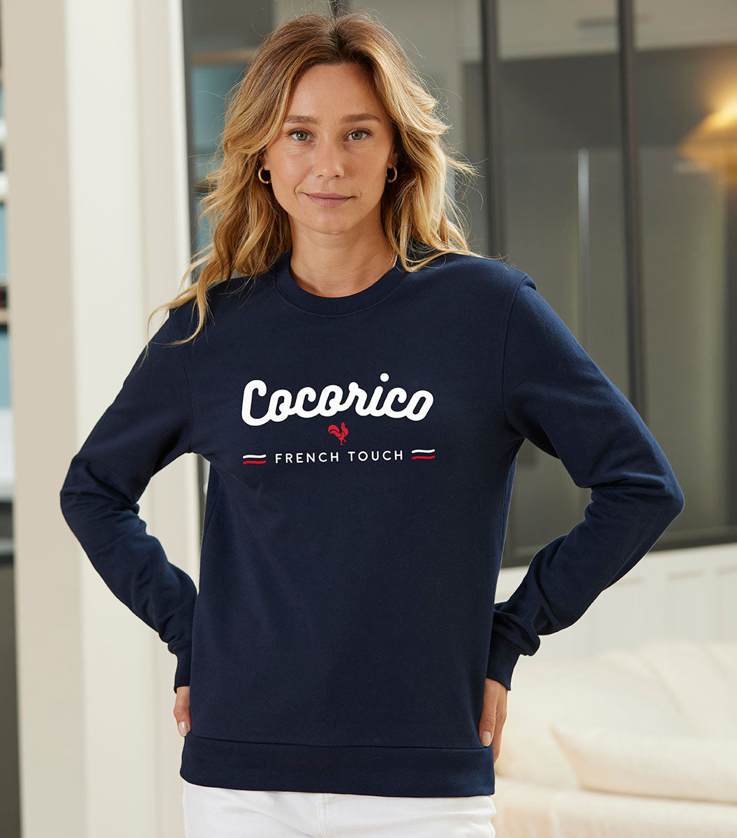 Sweat Femme Marine - French Touch