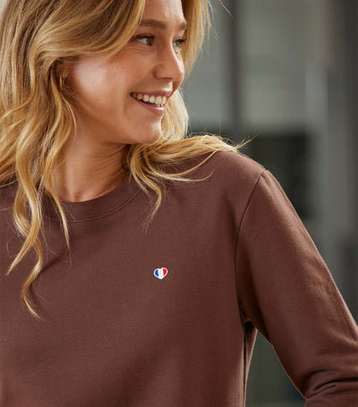 Sweat Femme Marron - Iconique