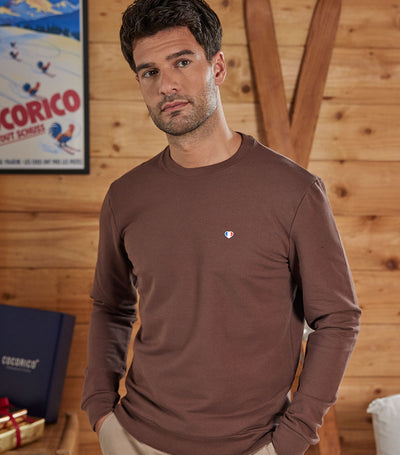 Sweat Homme Marron - Iconique