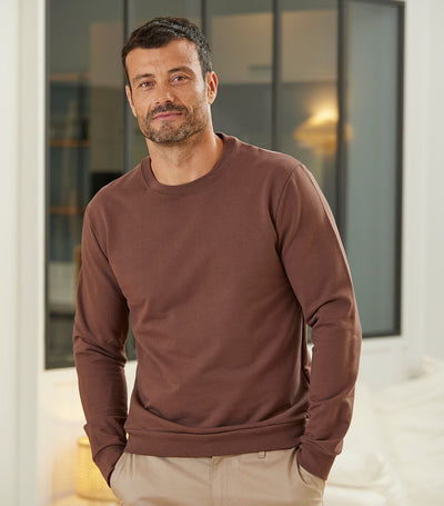 Sweat Homme Marron - Intemporel