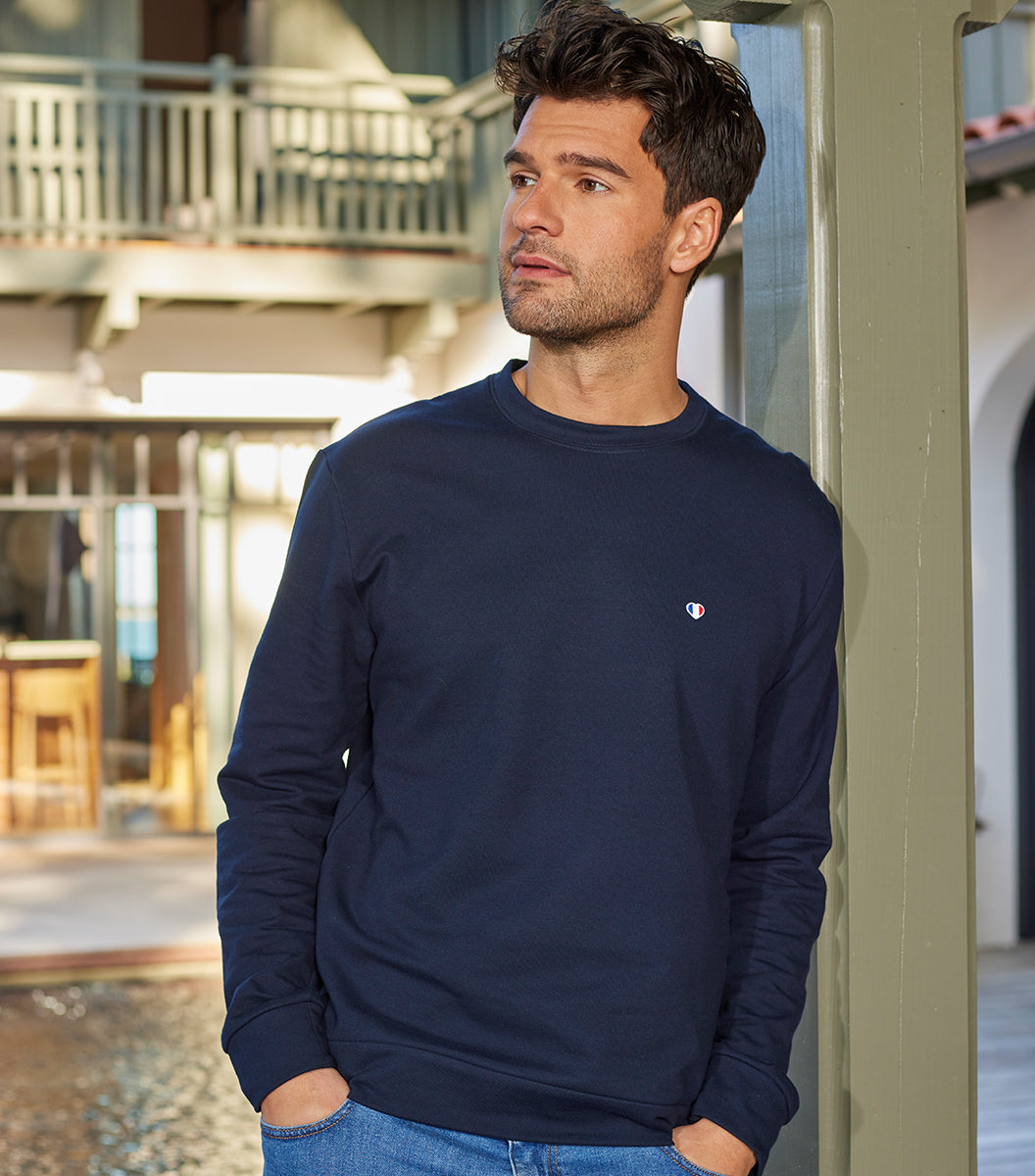 Sweat Homme Marine - Iconique