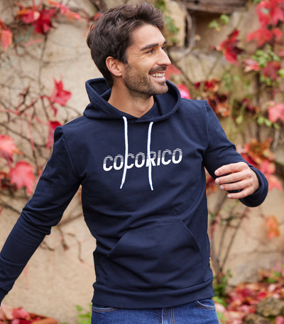 Sweat à capuche Homme Marine - Performance