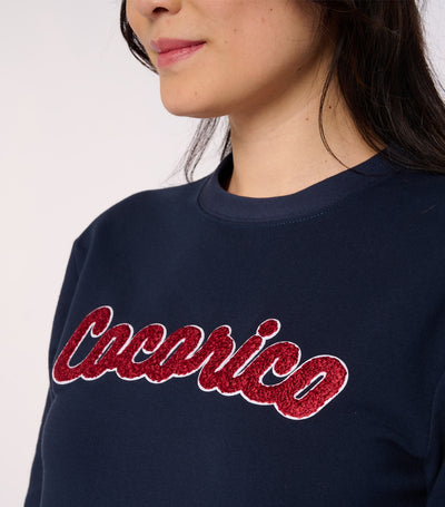 Sweat Femme Marine - Cocorico Bouclette