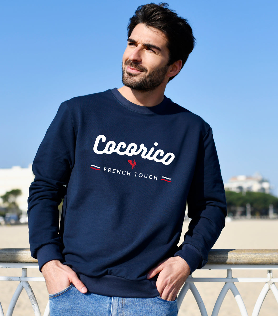 Sweat Homme Marine - French Touch