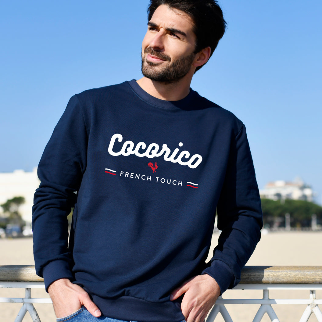 Sweat Homme Marine - French Touch