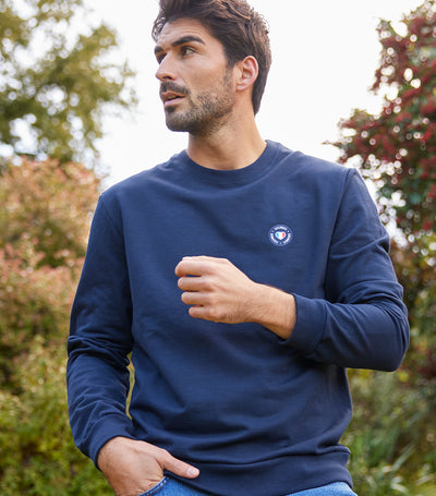 Sweat Homme Marine - Le Blason