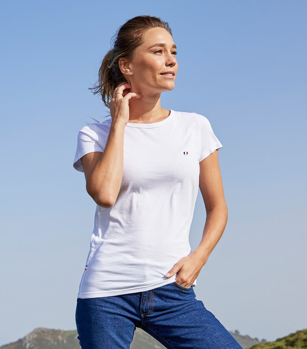 T-shirt Femme Blanc - L'iconique