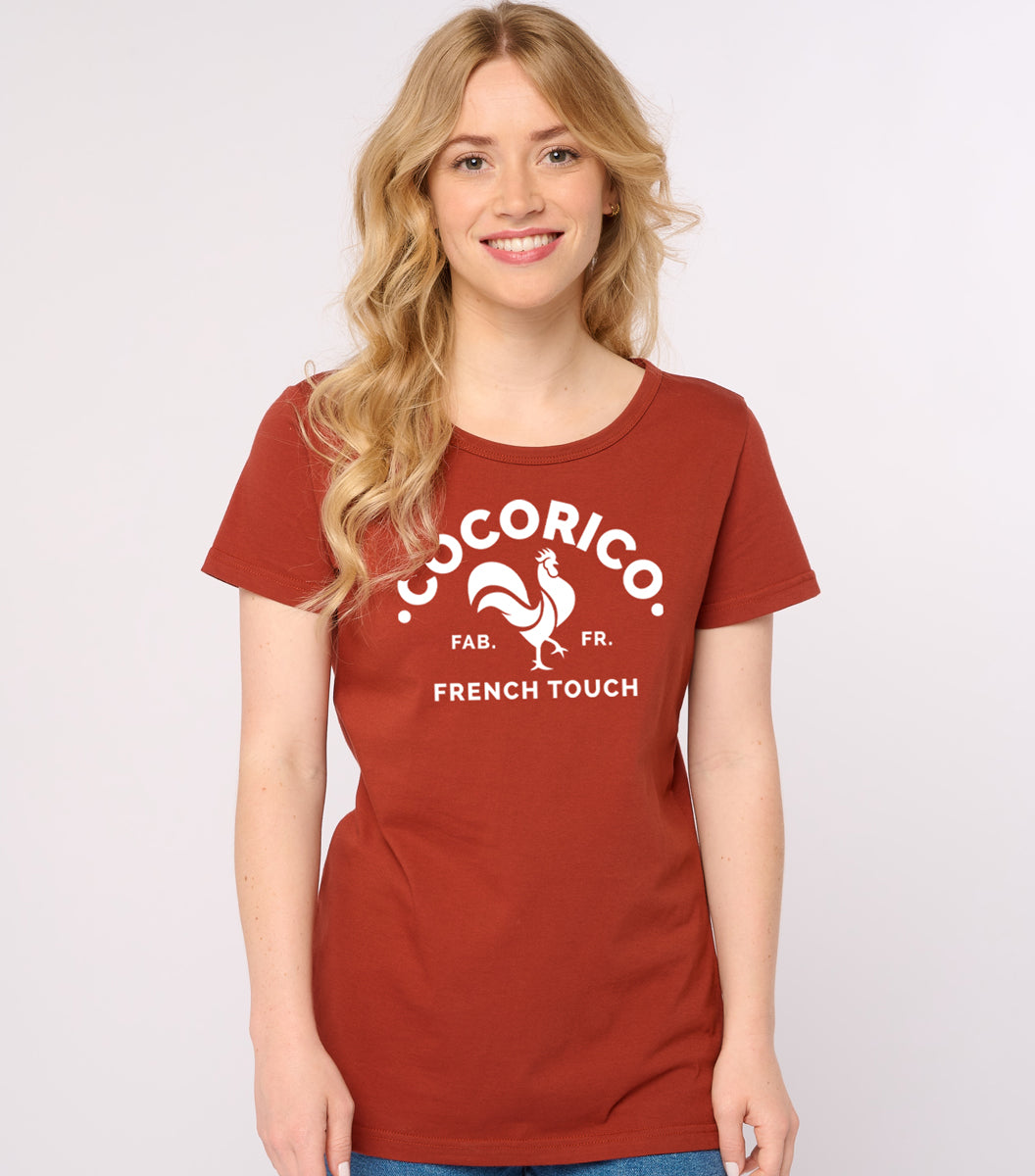 T-shirt Femme Terracotta - Coq Français