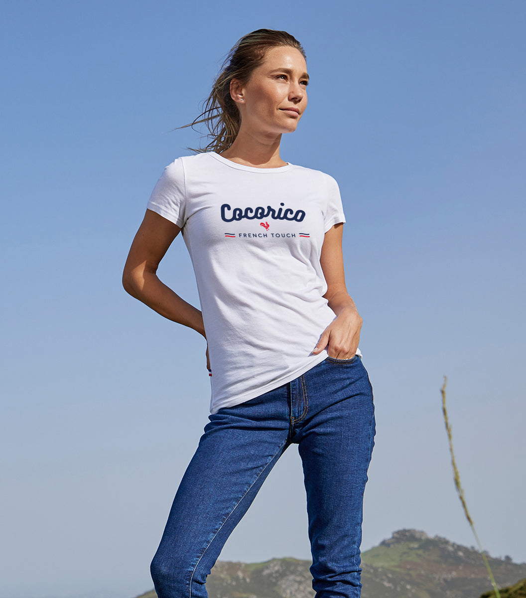 T-shirt Femme Blanc - French Touch