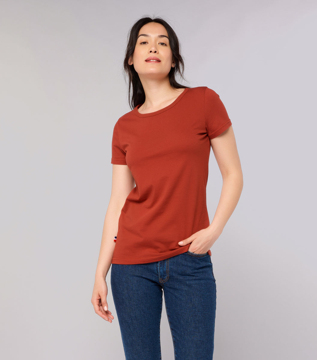 T-shirt Femme Terracotta - L'Intemporel