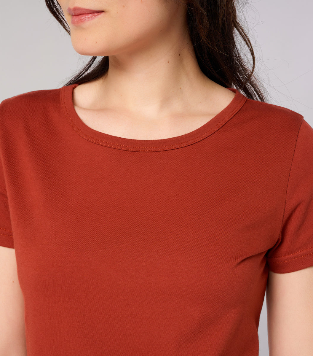 T-shirt Femme Terracotta - L'Intemporel