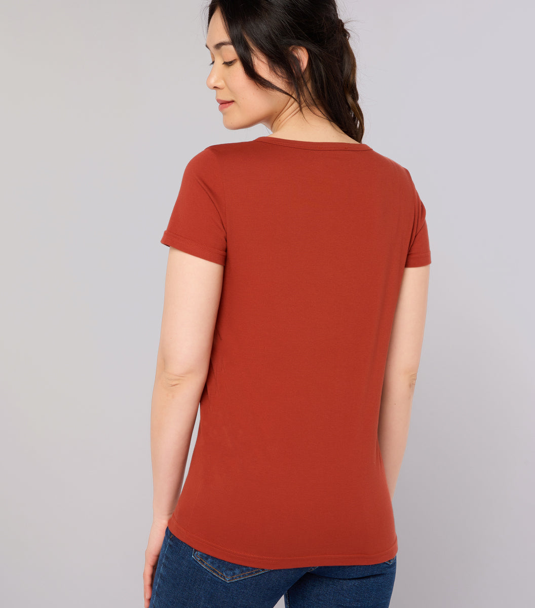 T-shirt Femme Terracotta - L'Intemporel