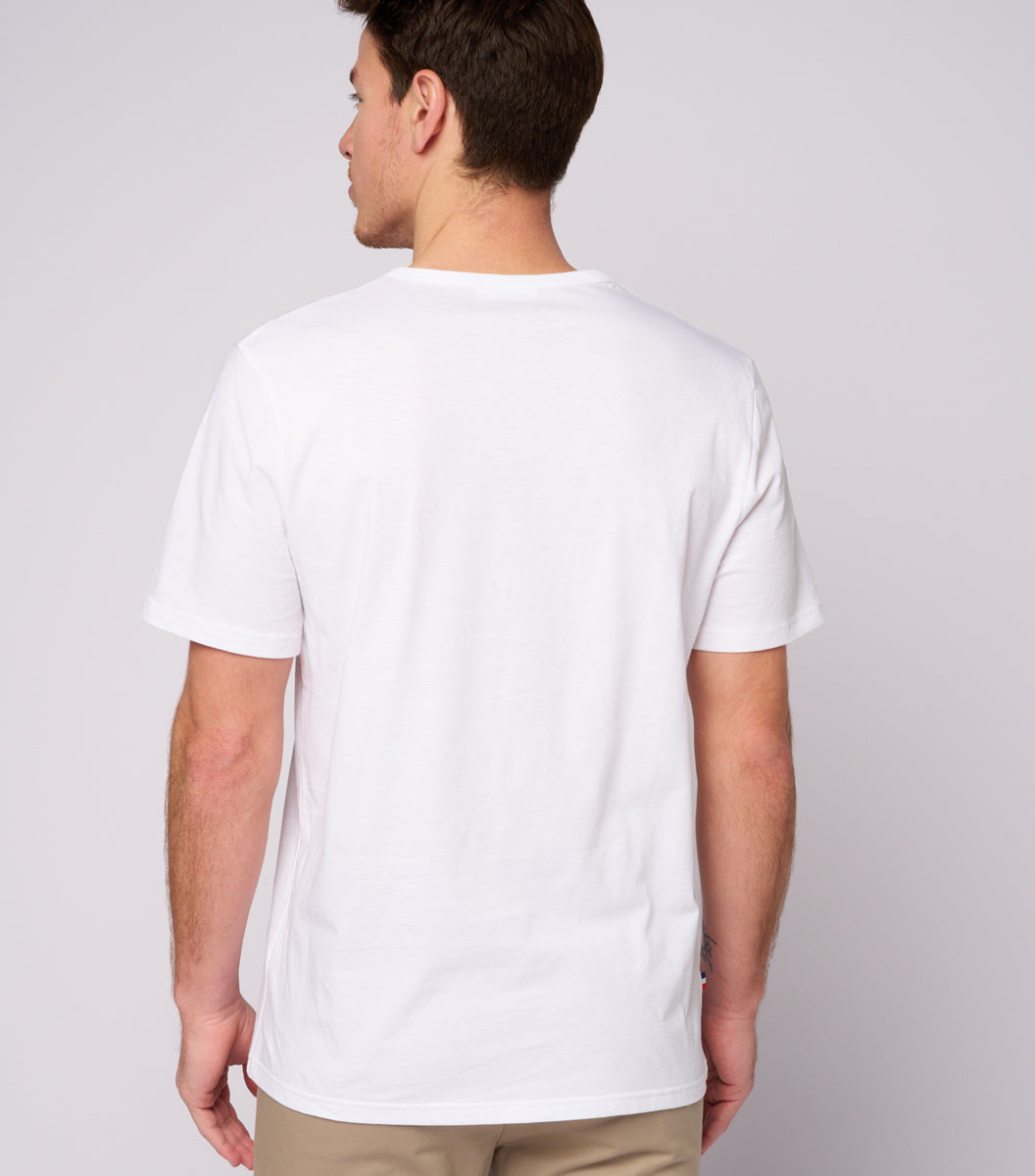 T-shirt Homme Blanc - Coq Français