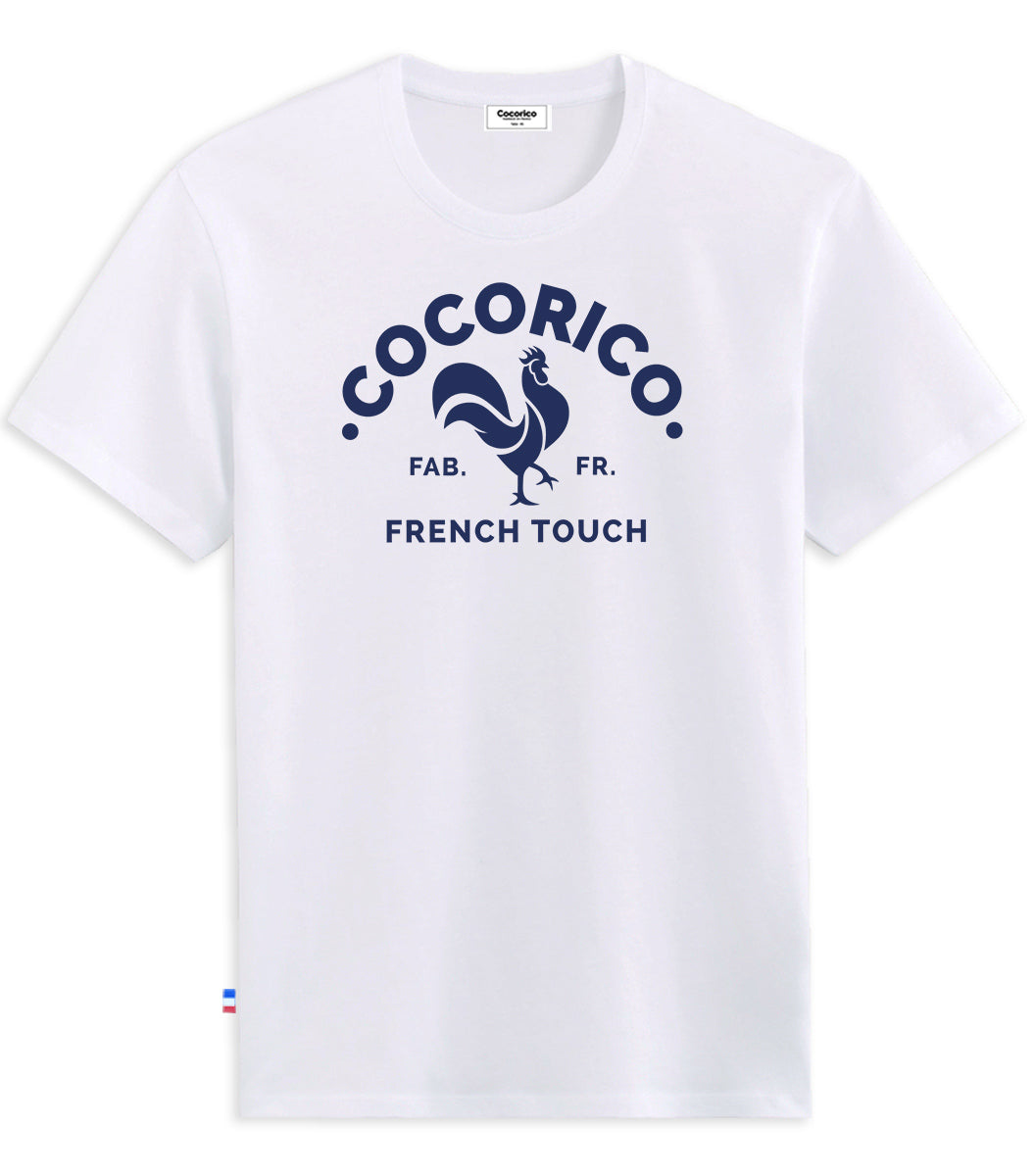 T-shirt Homme Blanc - Coq Français