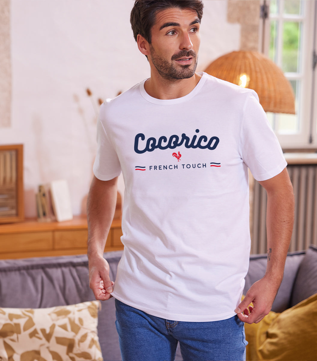 T-shirt Homme Blanc - French Touch