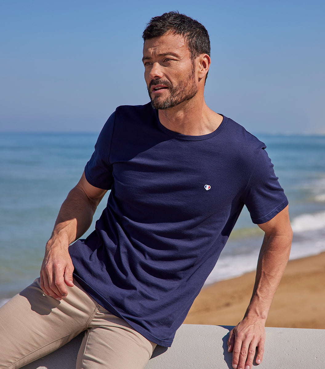 T-shirt Homme Marine - L'iconique